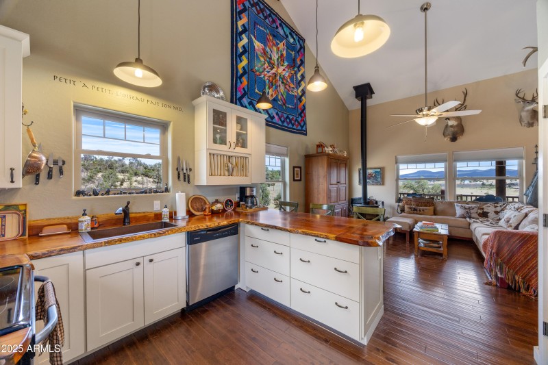 Kitchen twd Living Area