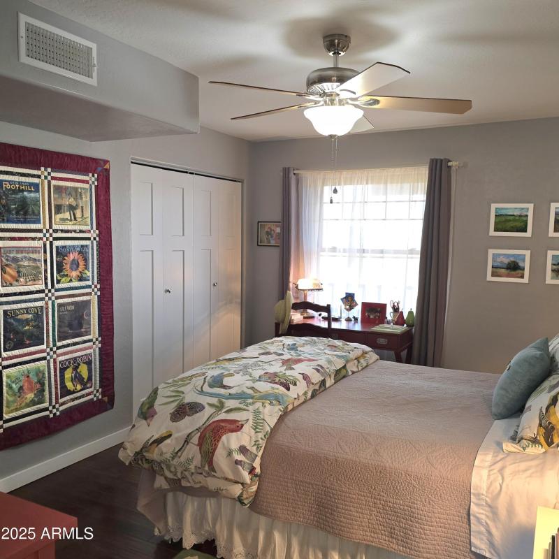 Primary Bdrm to Closet & Window