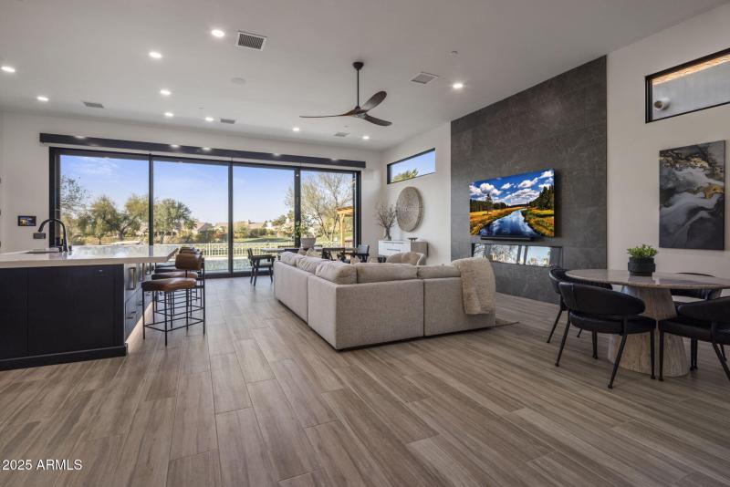 Great Room with Open Floor Plan