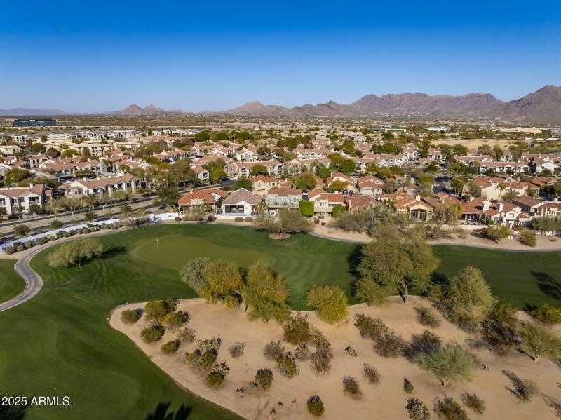 Aerial View of TPC Stadium Golf Course