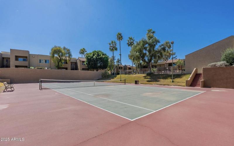 Lighted Tennis Court