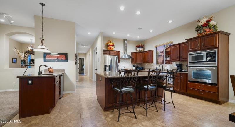 Now this is a gourmet kitchen!