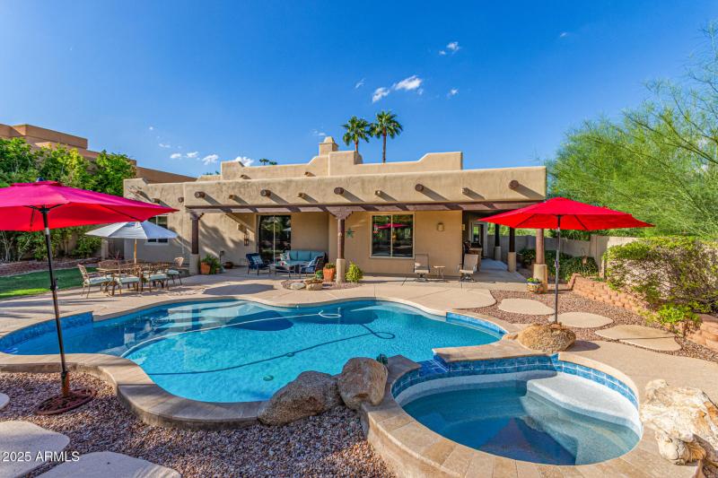Rear of Home | Pool/Spa View
