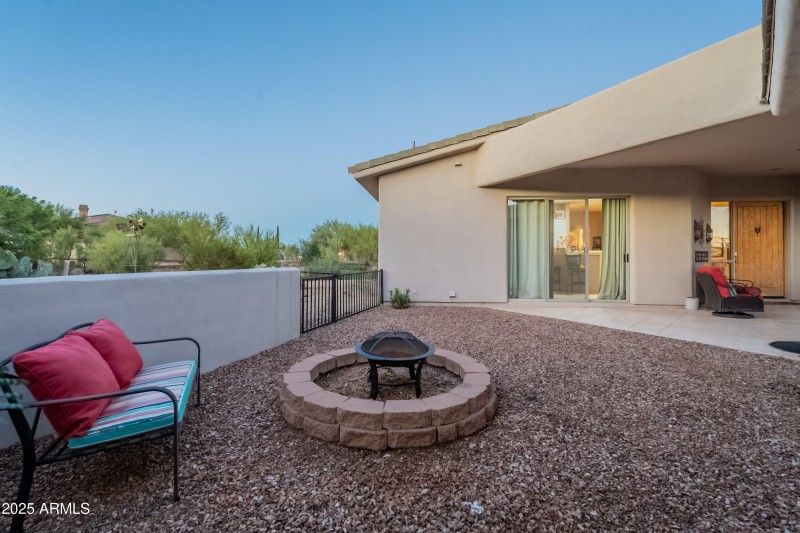 Side Yard of entry