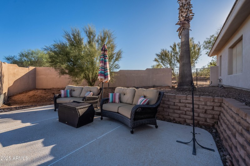 Rear Patio