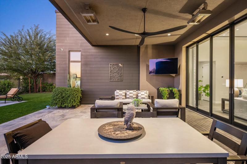 Covered patio