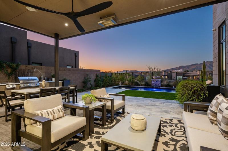 Covered patio
