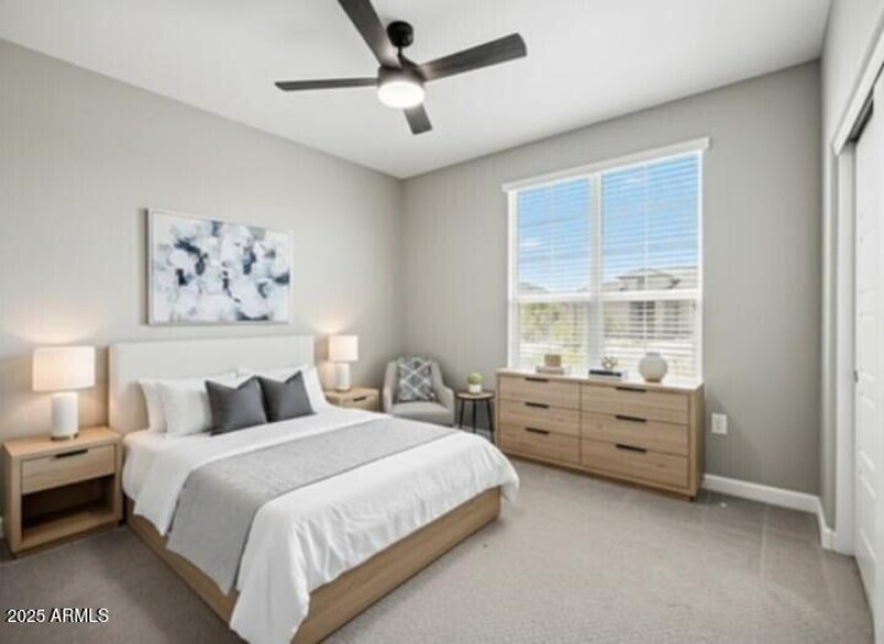 Virtual staged Guestroom 1