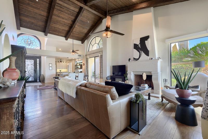 Soaring Wood Beam Ceilings