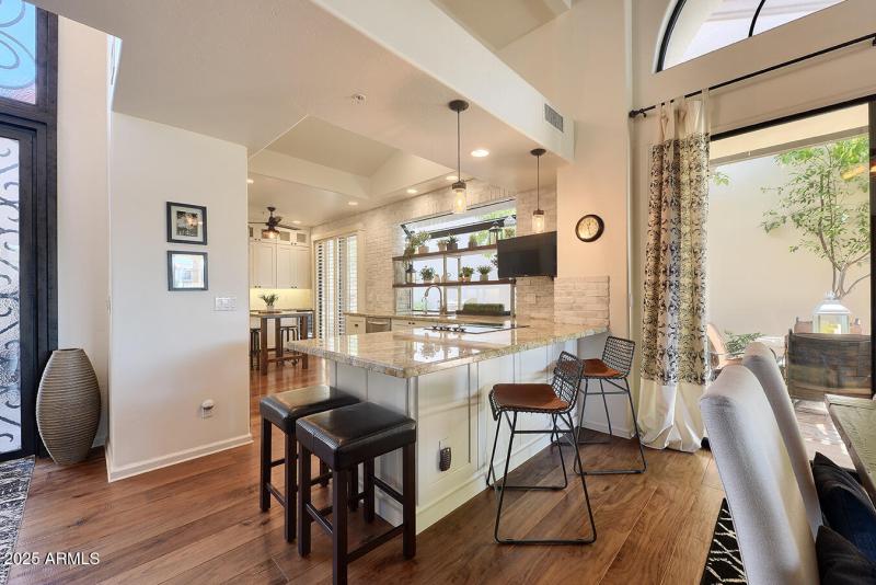 Bar Seating at Kitchen