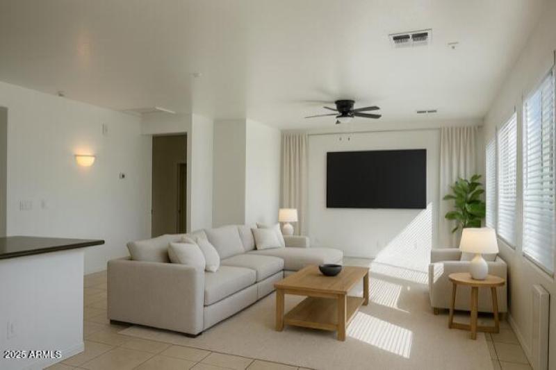 living room staging