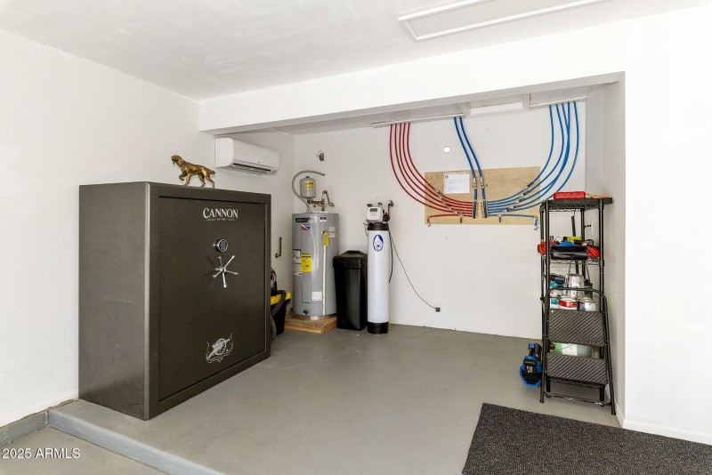 Garage w/ Mini-Split & Water Softener