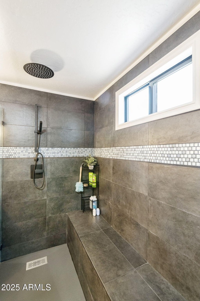 Tiled Walk-In Shower