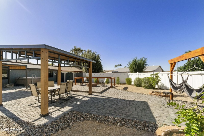 Large Backyard Area