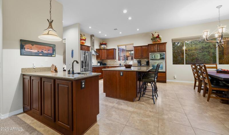 There is even a wet bar!