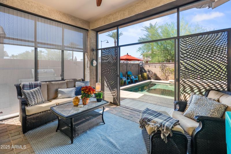 Screened in porch