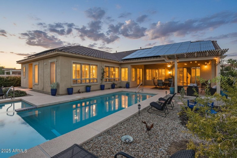 Twilight Serenity by the Pool