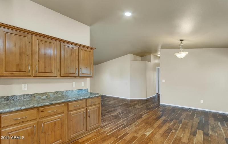 Kitchen to dining area