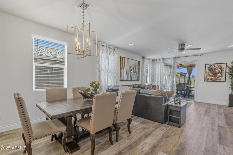 14-Dining and living area