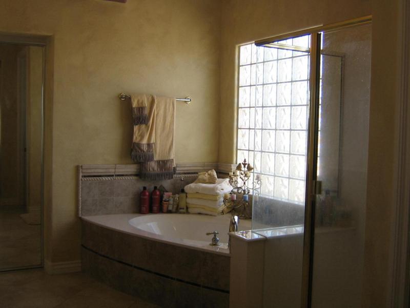master bedroom shower/tube