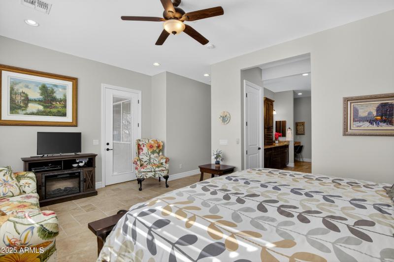 Primary Exits to Patio