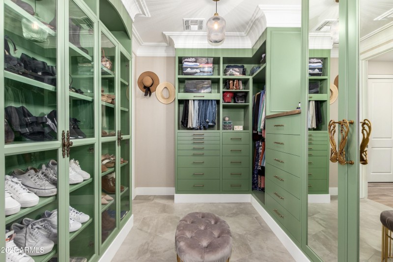 Primary custom closet 1