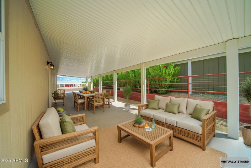 Virtually Staged Patio