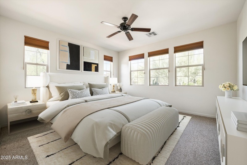 Primary Suite Staged