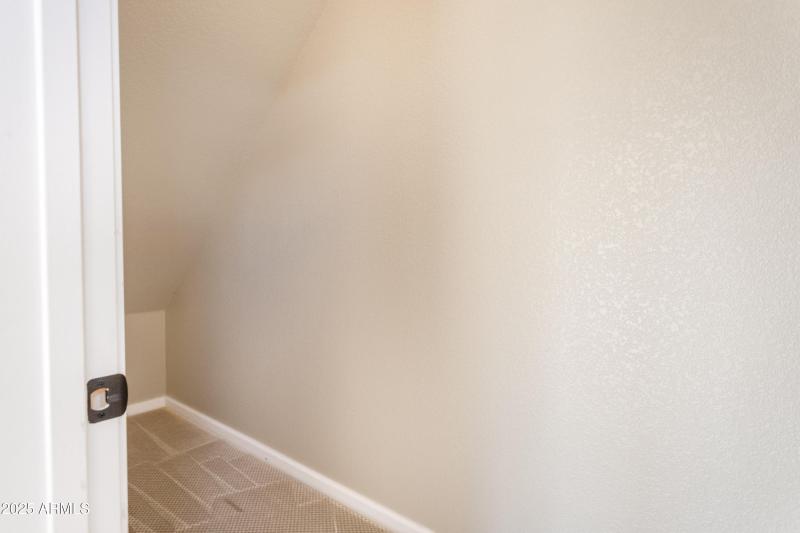 under stairs closet