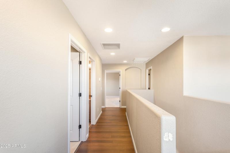 upstairs