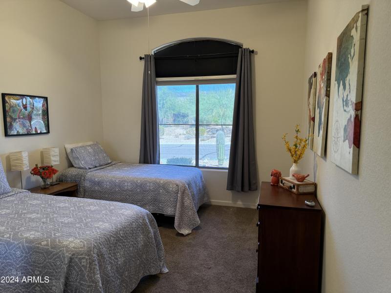 Guest room with views