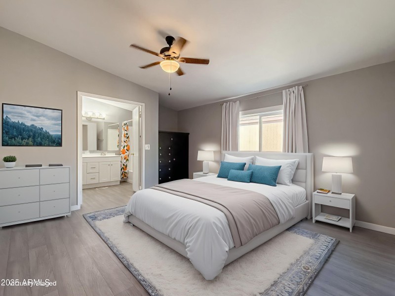 Master Bedroom - Virtually Staged