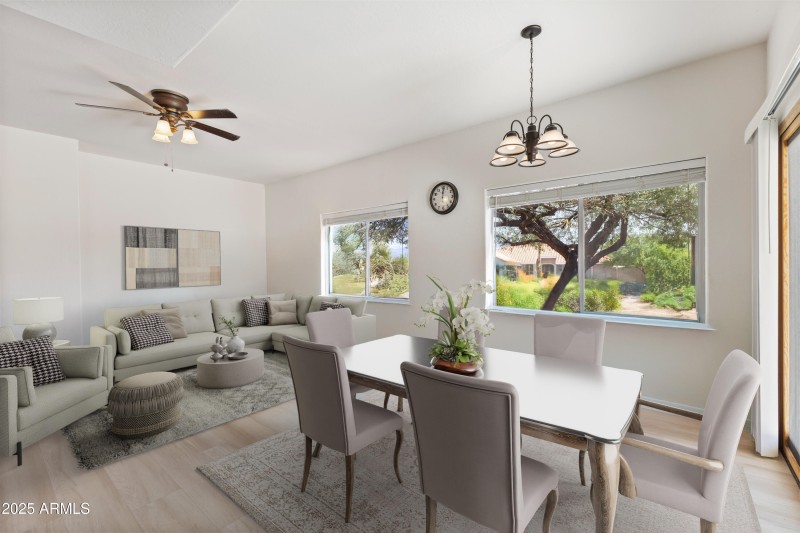 Virtually Staged Great Room