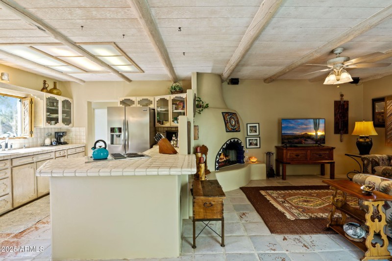 Kitchen and Living Room