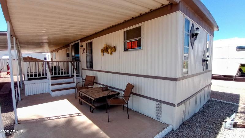 Front- covered patio