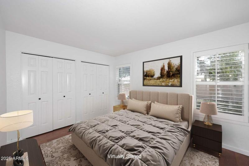 3rd Bedroom virtually staged