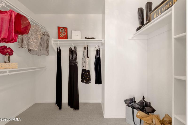 Primary Walk in Closet