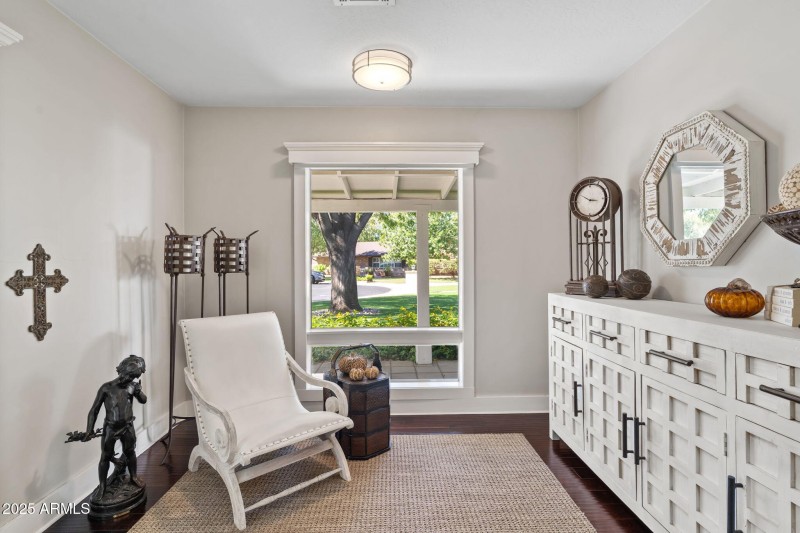 Window Floods foyer with natural light