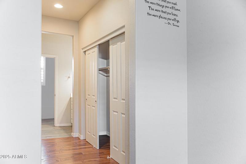 Jack and Jill Bathroom Closets