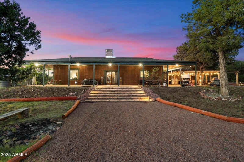 Back entry main house