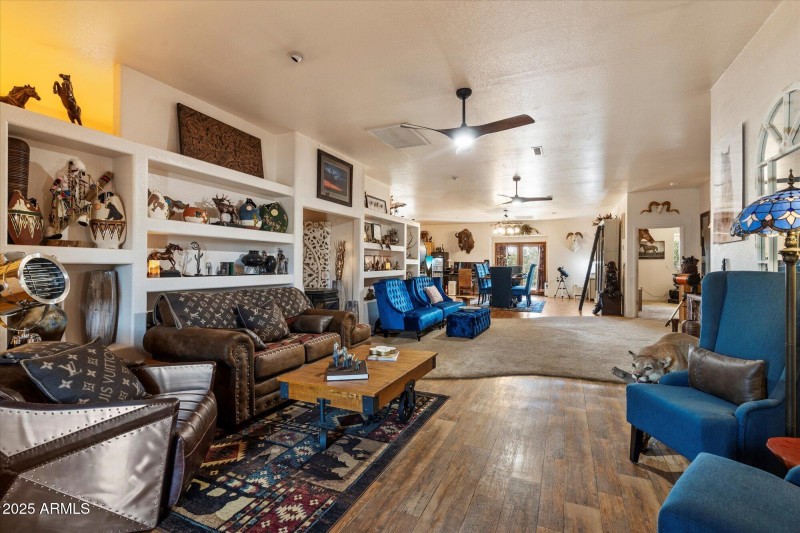 Living and family room