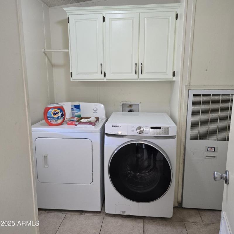 Inside laundry room