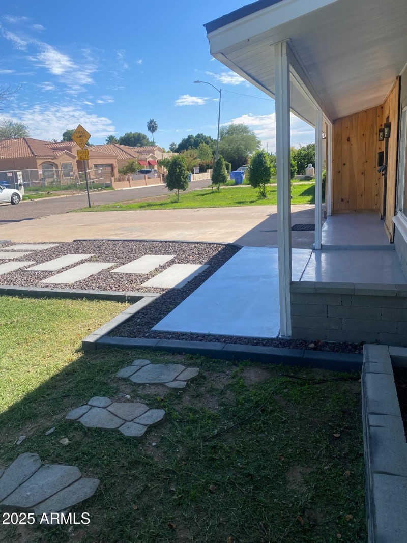 Front patio