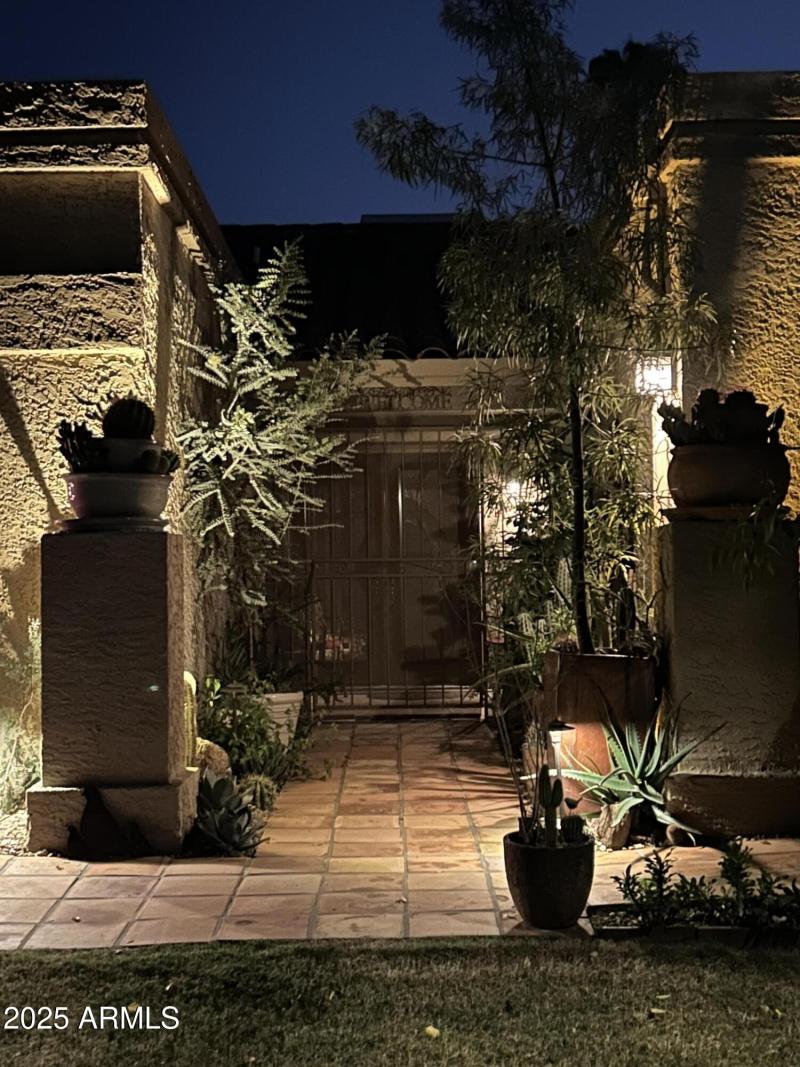 Front Entry - Evening