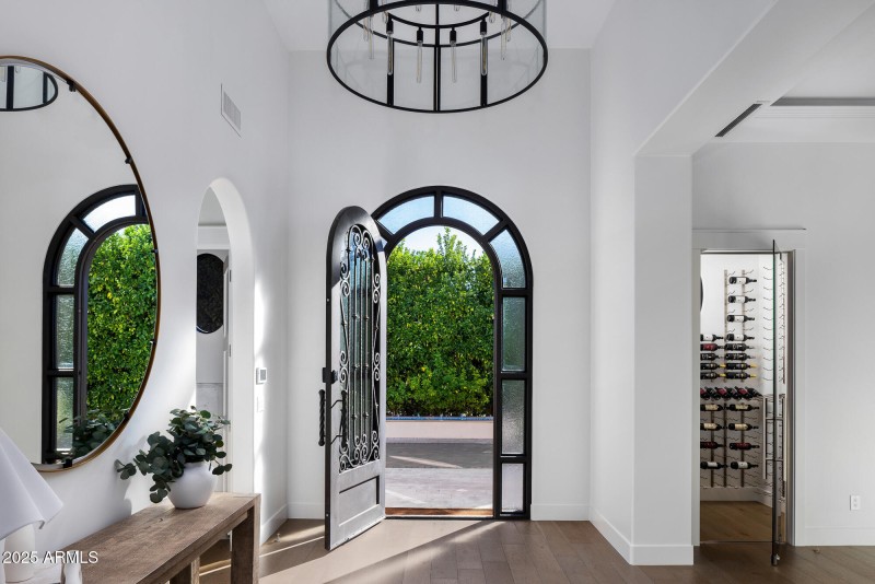 Grand Entryway & Wine Storage