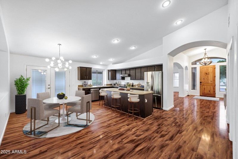 Staged Kitchen