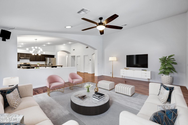 Staged Family Room