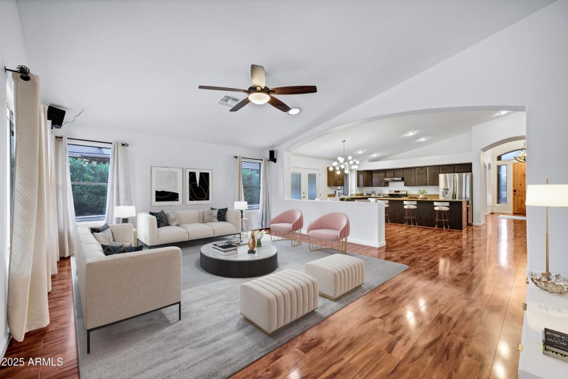 Staged Family Room