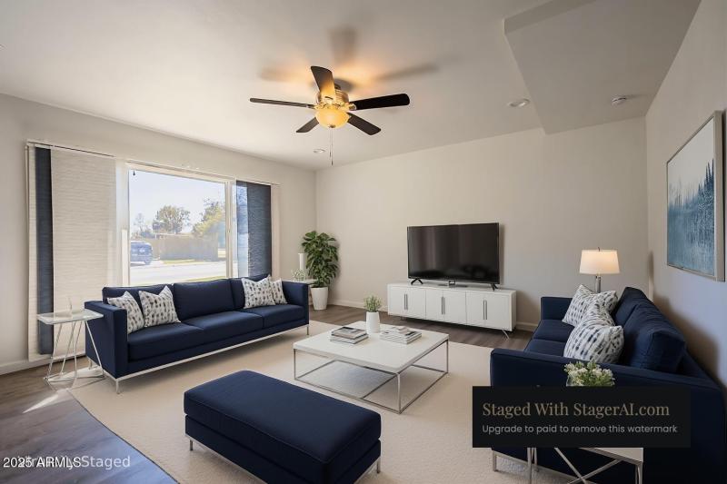 Virtually Staged Great Room