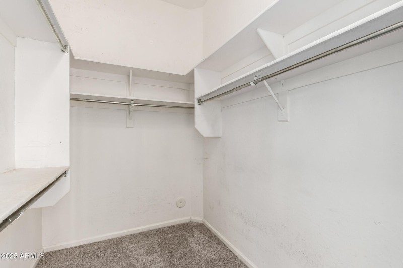 Spacious Walk-In Primary Closet